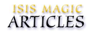 Isis Magic : Articles